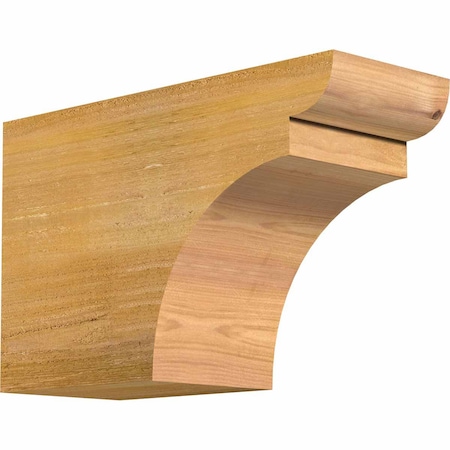 Ekena Millwork Yorktown Rough Sawn Rafter Tail, Western Red Cedar, 6"W x 10"H x 16"L RFT06X10X16YOR00RWR